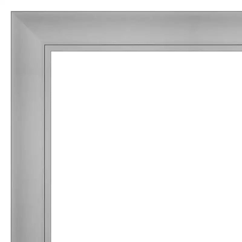Specchio da parete per bagno Flair 40" x 28", nichel lucido, ferramenta per montaggio inclusa
