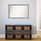 Specchio da parete per bagno Flair 40" x 28", nichel lucido, ferramenta per montaggio inclusa