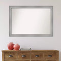 Specchio da parete per bagno Flair 40" x 28", nichel lucido, ferramenta per montaggio inclusa