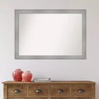 Specchio da parete per bagno Flair 40" x 28", nichel lucido, ferramenta per montaggio inclusa