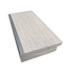 Specchio da parete Glam Linen Gray 23" x 29", non smussato