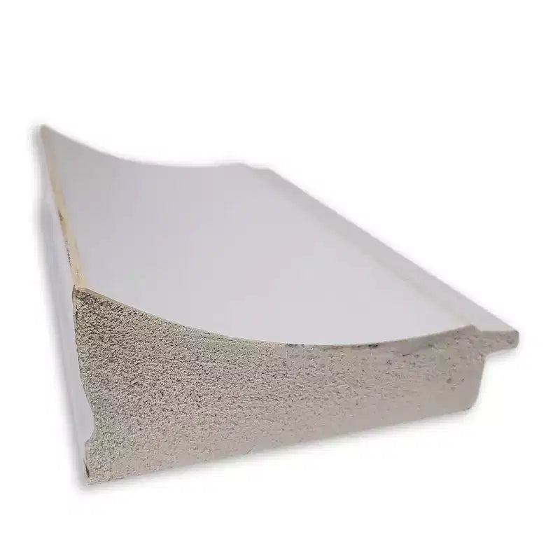 Specchio da parete stretto Flair Soft White da 56 x 71 cm, rettangolare moderno, include ferramenta di montaggio