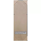 Specchio da Parete da Bagno Rustico con Doghe Grigie 44" x 33", Cornice in Polistirene, Montaggio a Parete