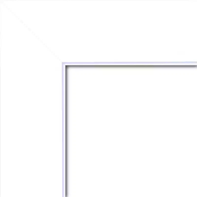 Specchio da Parete Rettangolare Moderno Corvino Bianco Legno 23" x 29", Include Accessori per il Montaggio