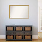 Specchio da parete Ridge nero 61x76 cm, senza bordo smussato