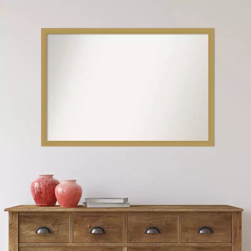 Specchio da parete Ridge nero 61x76 cm, senza bordo smussato