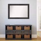 Specchio da parete per bagno Peak in nichel lucido 81 x 81 cm, quadrato moderno da appoggio