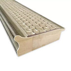 Specchio da parete in legno argentato Traforo non smussato 24" x 30" - Amanti Art