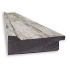 Specchio da parete quadrato da 31" x 31" con cornice craquelé, nessun montaggio richiesto