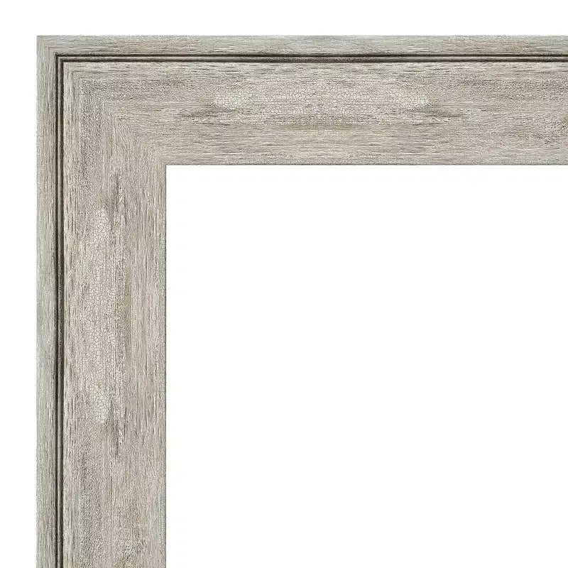 Specchio da parete quadrato da 31" x 31" con cornice craquelé, nessun montaggio richiesto