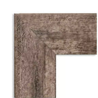 Specchio da parete Ashton nero in legno smussato 31" x 25", stile moderno, include l'hardware di montaggio