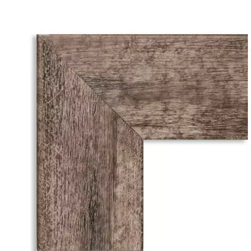 Specchio da parete Ashton nero in legno smussato 31" x 25", stile moderno, include l'hardware di montaggio