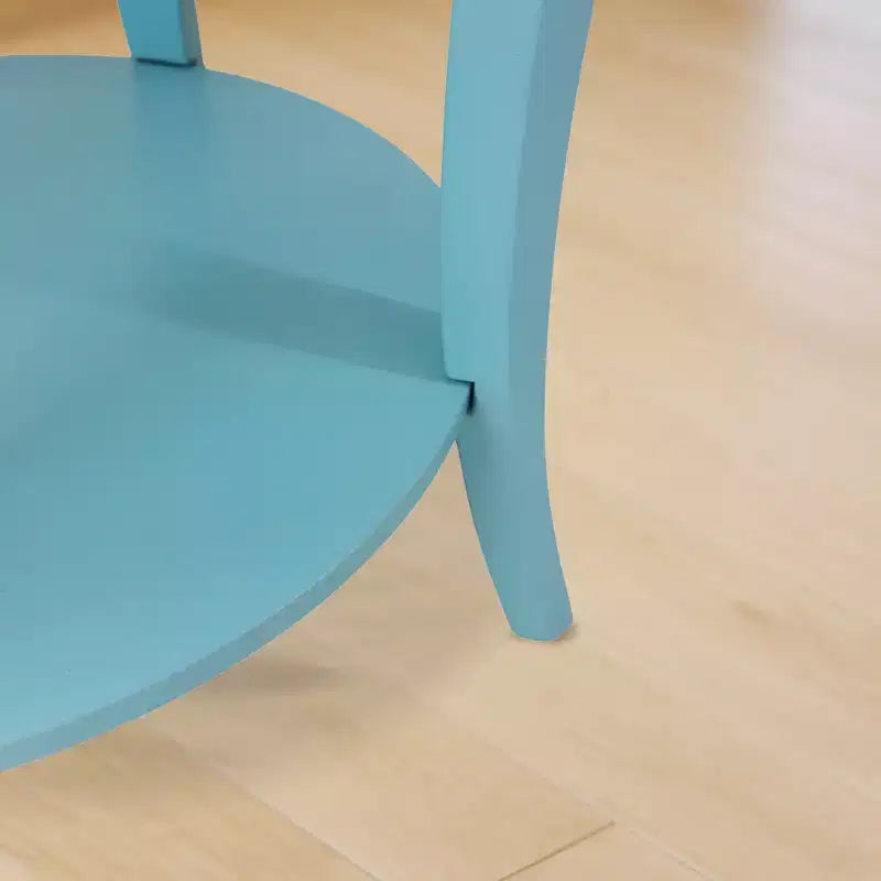 Tavolo da pranzo rotondo in vetro temperato da 42" con gambe in metallo dorato