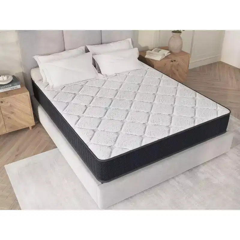 Materasso Matrimoniale con Molle e Memory Foam, Sollievo dalla Pressione, Isolamento dal Movimento,