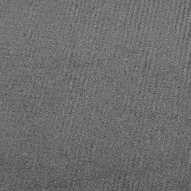 Divano 3 posti con cuscini, in tessuto microfibra grigio scuro