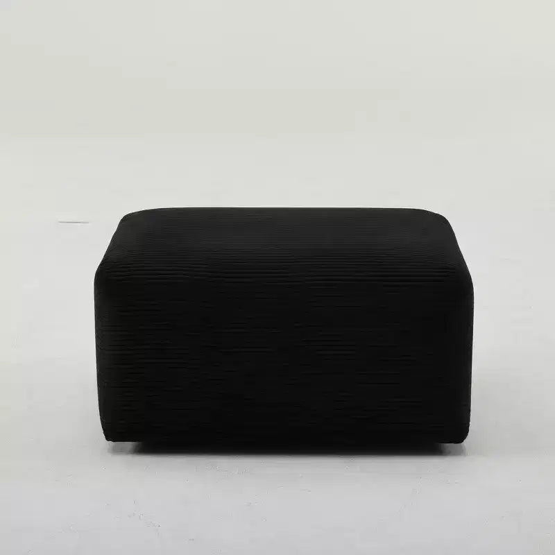Pouf 85 cm senza struttura in corduroy, montaggio libero