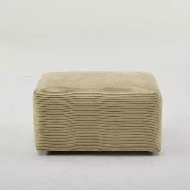 Pouf 85 cm senza struttura in corduroy, montaggio libero