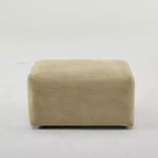 Pouf 85 cm senza struttura in corduroy, montaggio libero