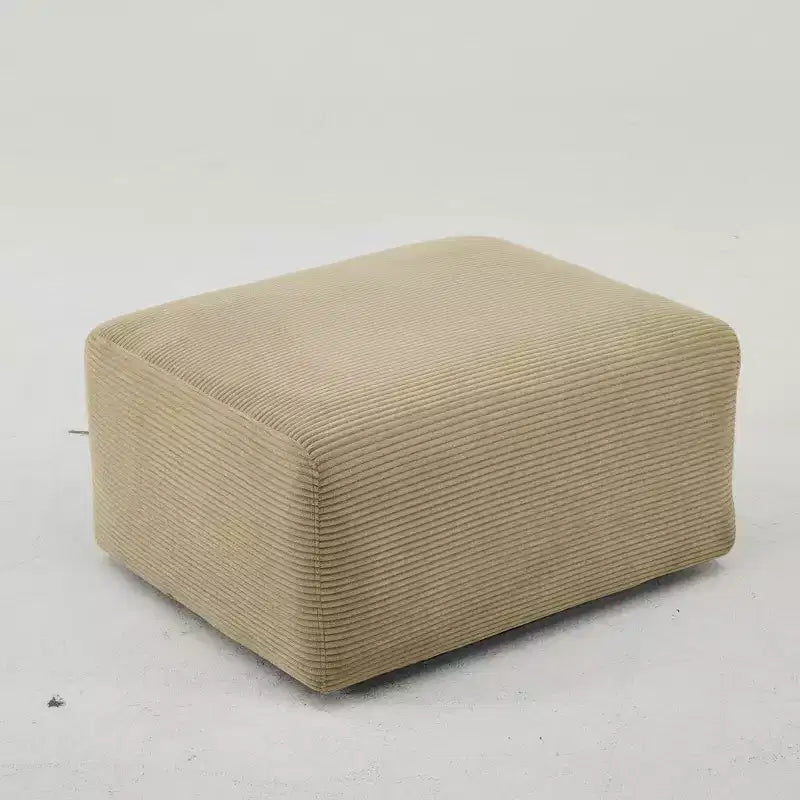 Pouf 85 cm senza struttura in corduroy, montaggio libero