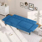 89 Futon divano letto, divano letto convertibile con schienale e braccioli regolabili, divano letto moderno a due posti per soggiorno, camera da letto, appartamenti