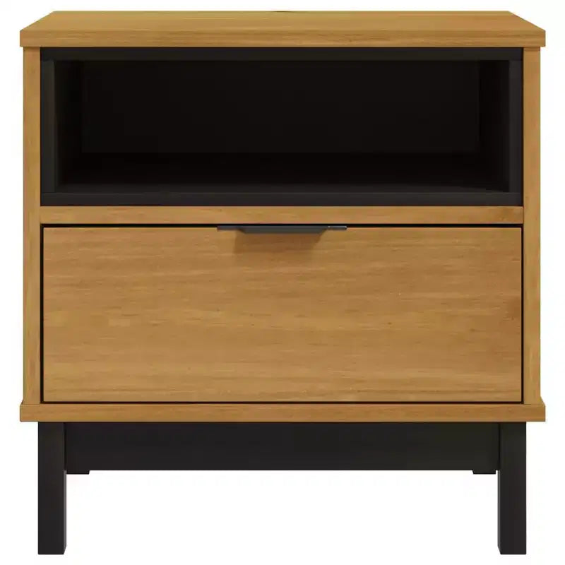 Tavolino 50 x 50 x 50 cm, in legno massello di pino
