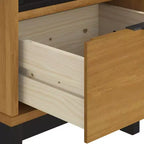 Tavolino 50 x 50 x 50 cm, in legno massello di pino