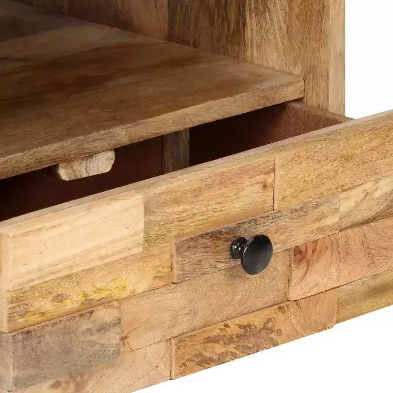 Tavolino da caffè 89,9 cm x 50 cm x 35 cm, in legno massello di mango
