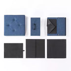Pouff contenitore collassabile da 15 pollici con cassetto
