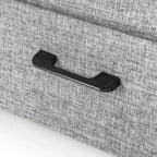 Pouff contenitore collassabile da 15 pollici con cassetto