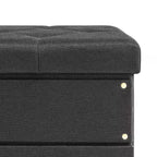 Pouff contenitore collassabile da 15 pollici con cassetto