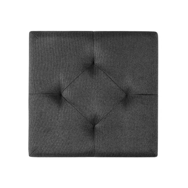 Pouff contenitore collassabile da 15 pollici con cassetto