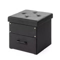 Best Price Mattress 15 Cube Stockbox Collapsible Ottoman with Storage Drawer
