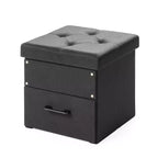 Best Price Mattress 15 Cube Stockbox Collapsible Ottoman with Storage Drawer