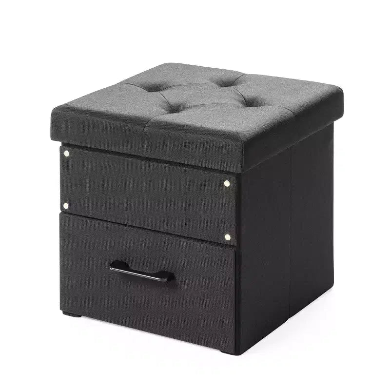 Best Price Mattress 15 Cube Stockbox Collapsible Ottoman with Storage Drawer